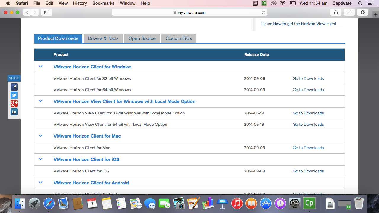 vmware horizon client download 5.4.3